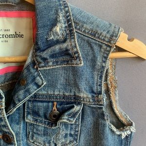 Kids XL Abercrombie Jean Vest